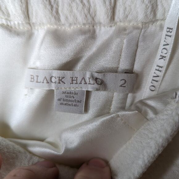 Black Halo Penelope Playsuit Jumpsuit Romper | Size 2 - Picture 4 of 6